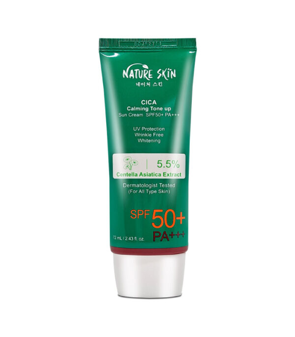 Nature Skin CICA Calming Tone Up Sun Cream SPF50+ PA+++