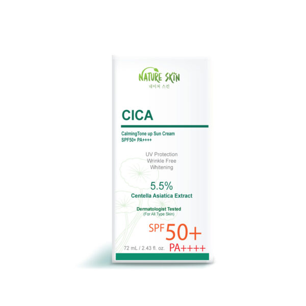 Nature Skin CICA Calming Tone Up Sun Cream SPF50+ PA+++ - Image 4