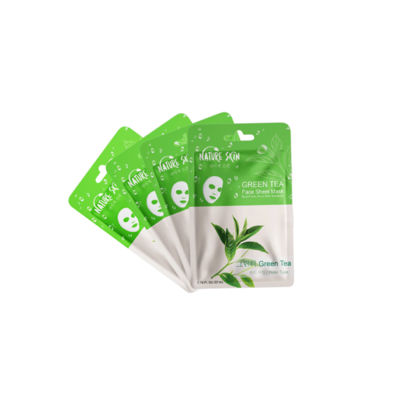 Nature Skin Green Tea Face Sheet Mask - Image 2