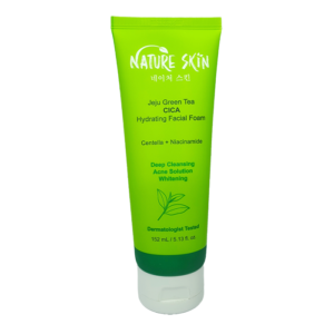 NATURE SKIN JEJU GREEN TEA CICA HYDRATING FACIAL FOAM